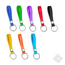 Nøkkelring med silikonband og logotrykk