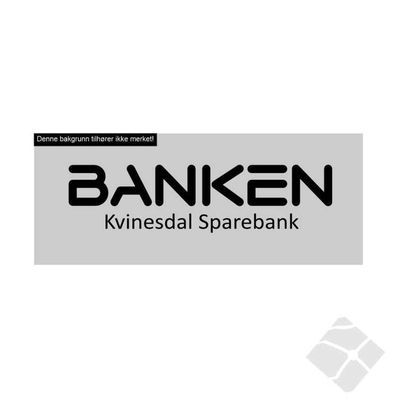 Banken - Kv.Dal Sparebank bryst, sort