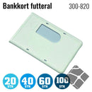 Pakkeløsning Kortholder - Bankkort futteral, hvit