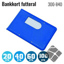 Pakkeløsning Kortholder - Bankkort futteral, blå