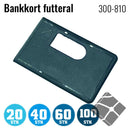 Pakkeløsning Kortholder - Bankkort futteral, sort