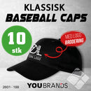 Baseball caps m/brodert logo - 10 pakn.