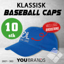 Baseball caps m/brodert logo - 10 pakn.