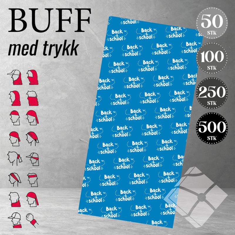 Altiettlue/Buff m/logo print, gul