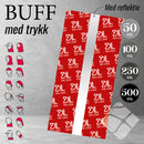 Altiettlue/Buff m/refleksstripe og logo print, blå