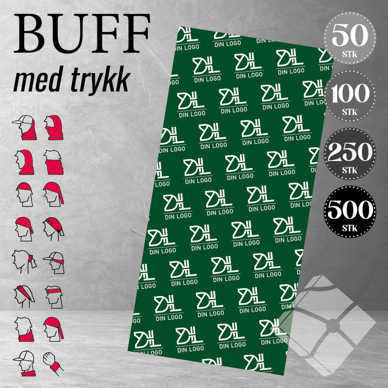 Altiettlue/Buff m/logo print, gul