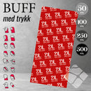 Altiettlue/Buff m/logo print, gul