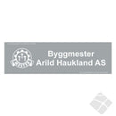Byggm. A. Haukland, rygglogo