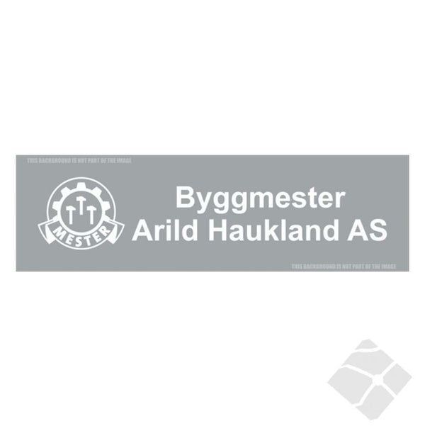 Byggm. A. Haukland, rygglogo