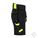 Arbeidsshorts 2 in 1 - Contrast serie 147-0, sort