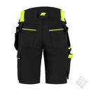Arbeidsshorts 2 in 1 - Contrast serie 147-0, sort