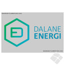 Dalane energi rygglogo i farger