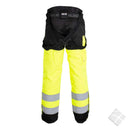Vinterbukse Dokka HiVis KL 2, safety gul/sort