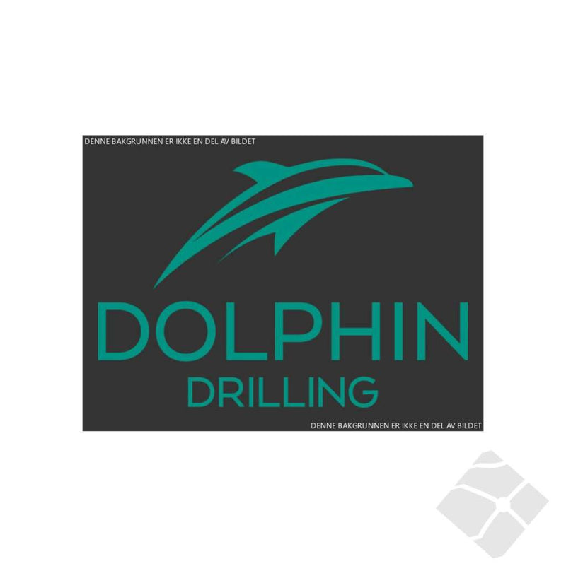 Dolphin Drilling bryst logo, green