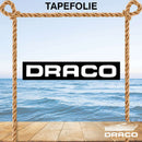 Draco logo m/bakgrunn, hvit/sort