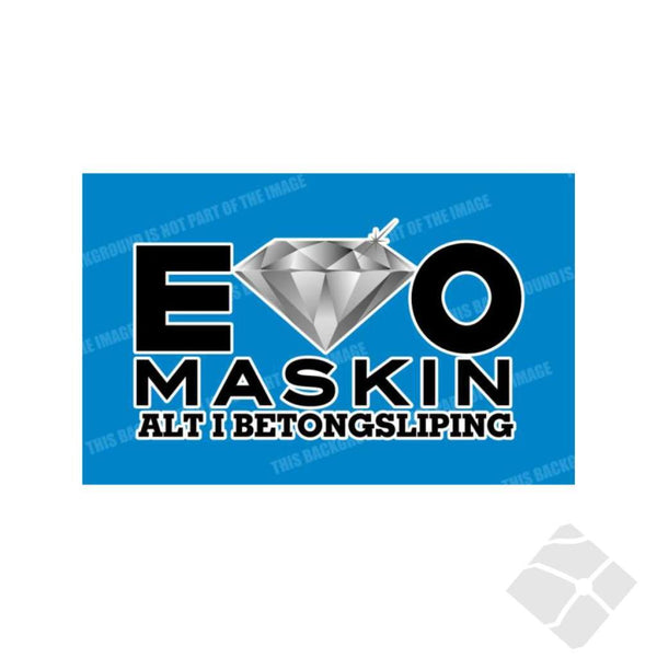 EVO Maskin logo bryst, hvit/sort/grå