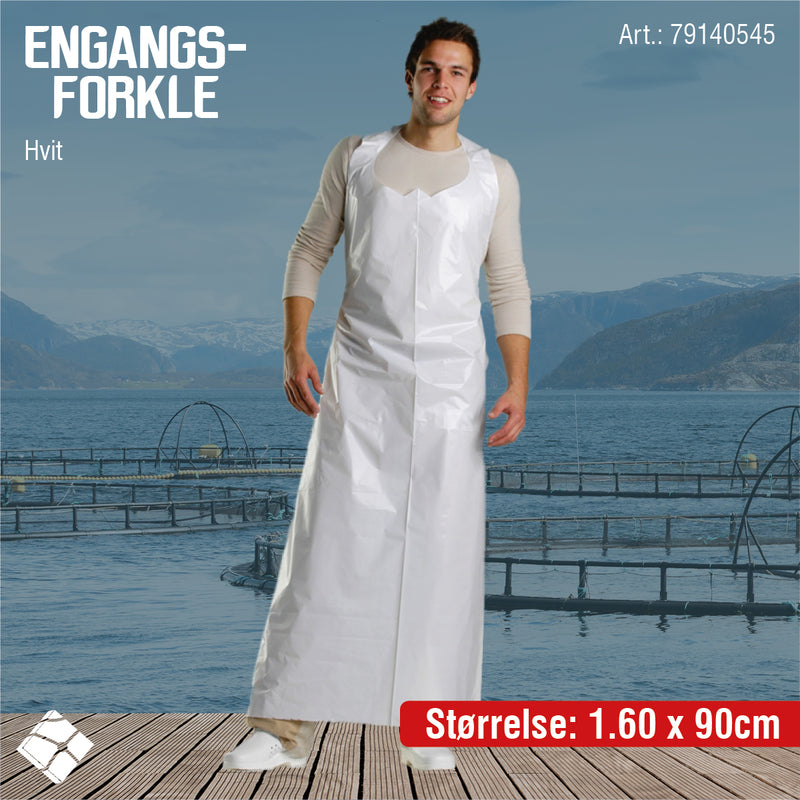 Engangsforkle næringsmiddel, hvit