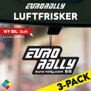 Eurorally luftfrisker 3-pack, new car