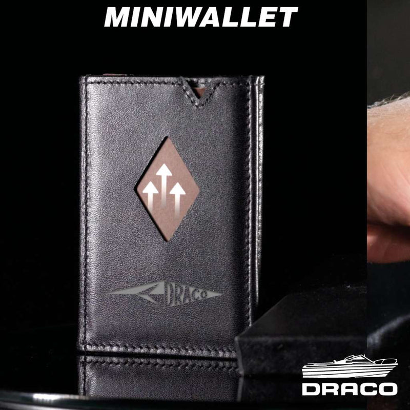 Draco miniwallet, sort