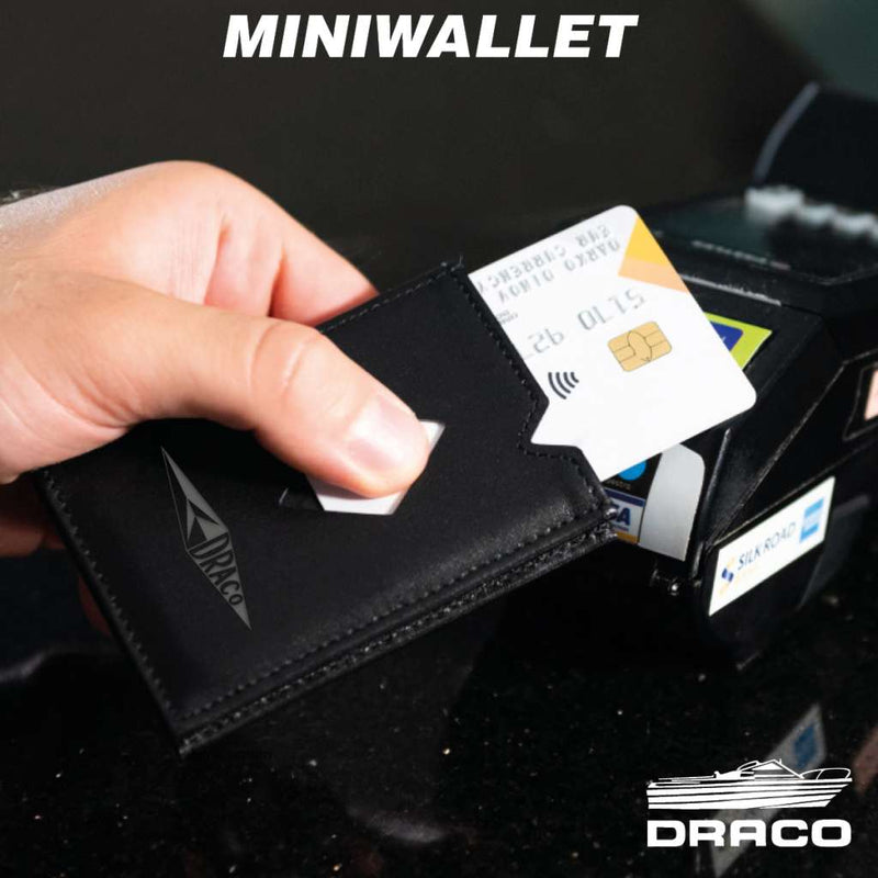 Draco miniwallet, sort
