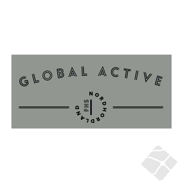 Norhordaland FHS Global active stor logo bryst, sort