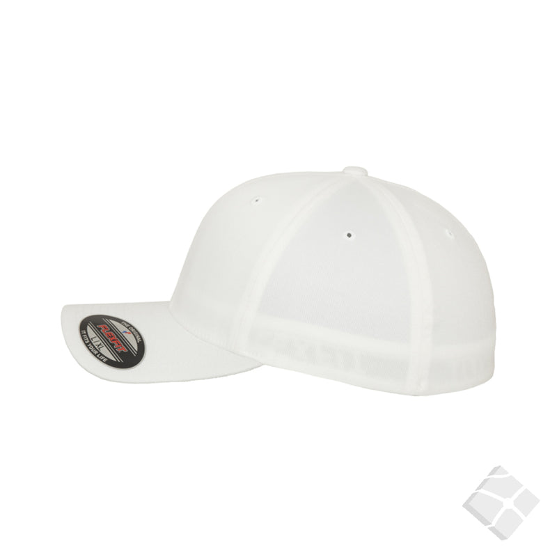 Flexfit Wooly caps m/brodert logo - 20 stk, hvit