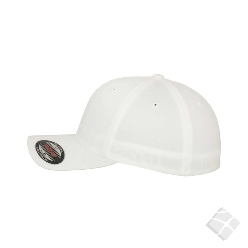 Flexfit Wooly caps m/brodert logo - 50 stk, hvit