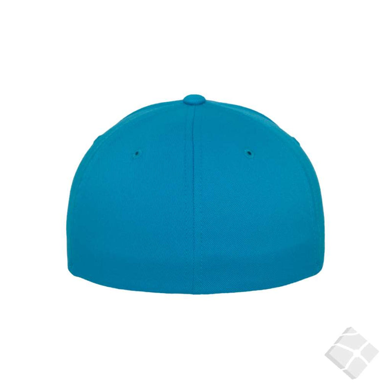 Flexfit Wooly caps m/brodert logo - 20 stk, hawaiian blue