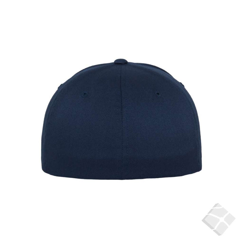 Flexfit Wooly caps m/brodert logo - 50 stk, marine