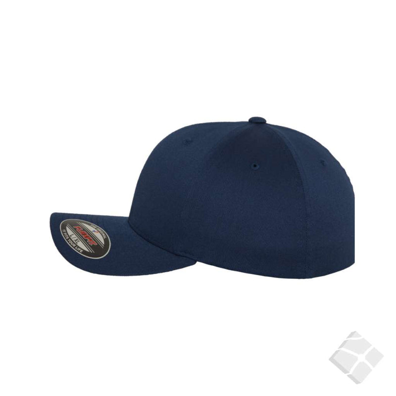 Flexfit Wooly caps m/brodert logo - 50 stk, marine