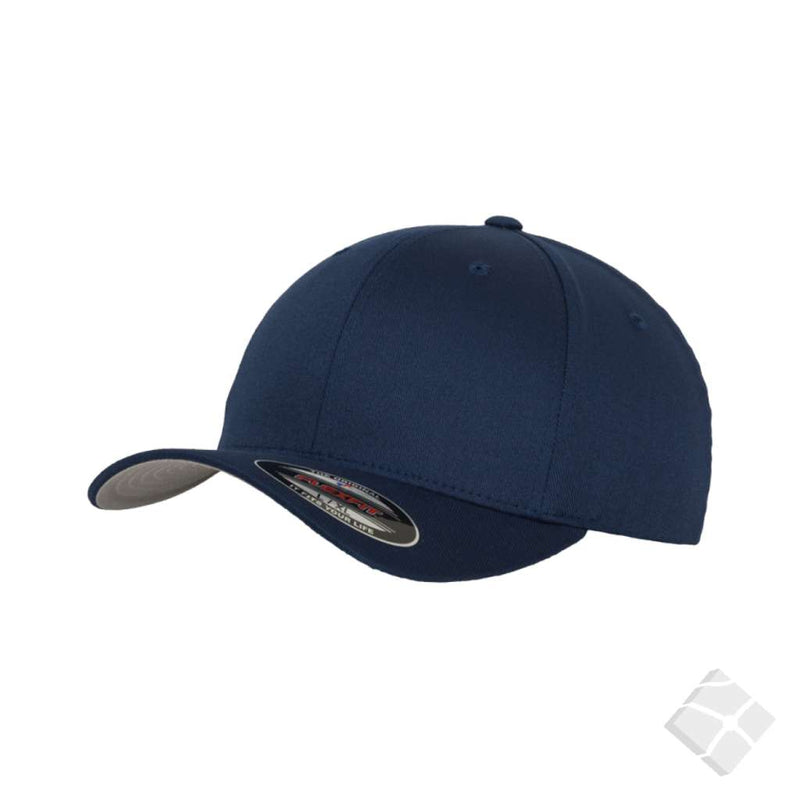 Flexfit Wooly caps m/brodert logo - 50 stk, marine