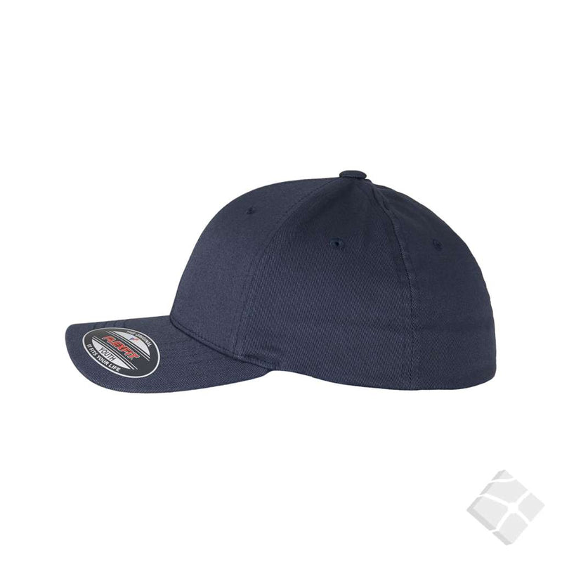 Flexfit Wooly caps m/brodert logo - 20 stk, mørk marine