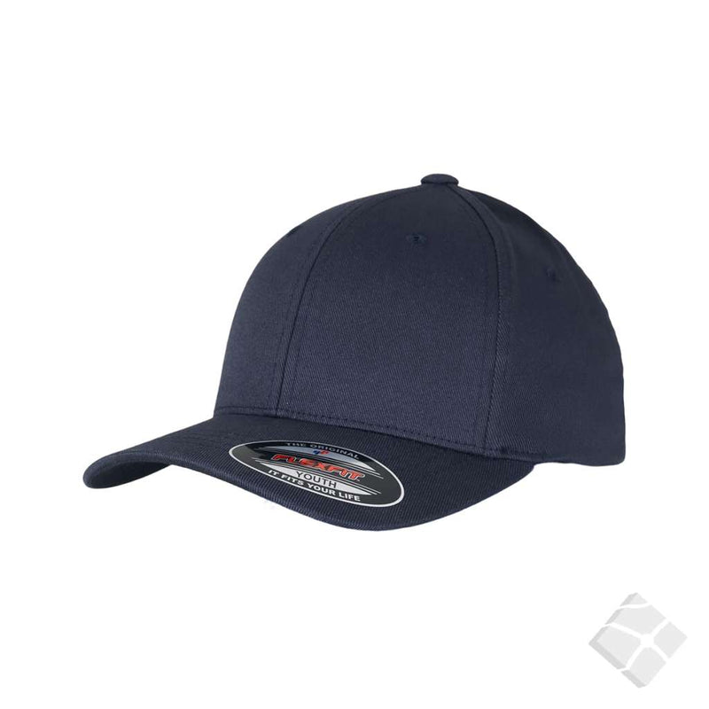 Flexfit Wooly caps m/brodert logo - 20 stk, mørk marine