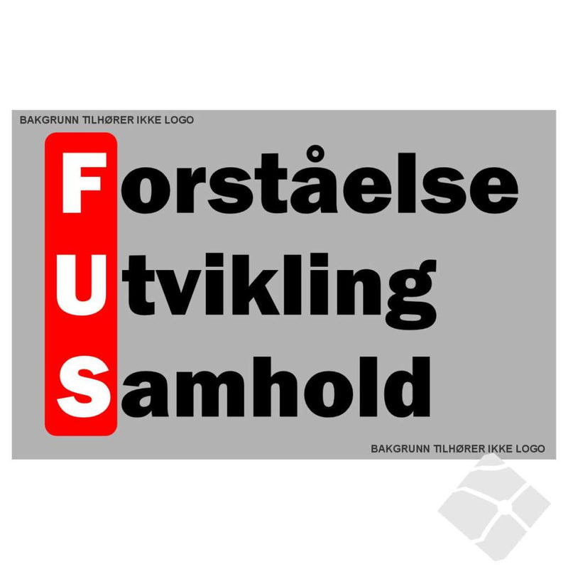 FUS (Flekkefjord Ungdomskole), rygglogo