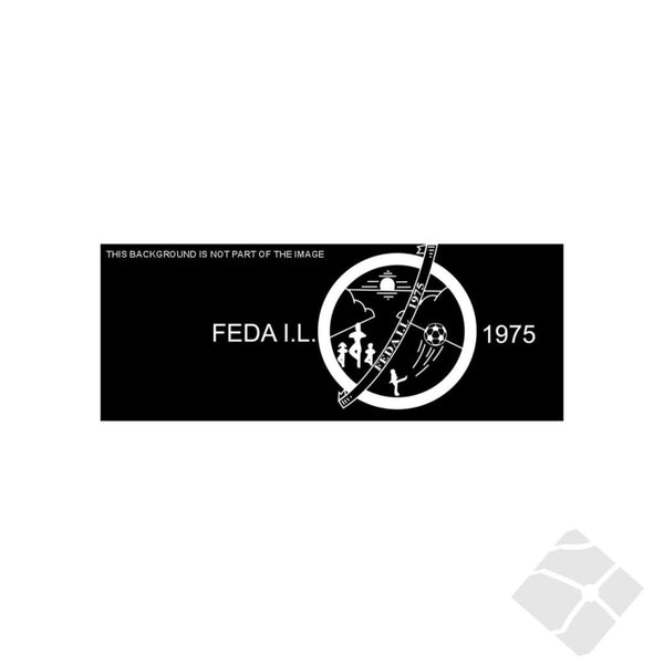 Feda IL logo emblem bryst logo, hvit