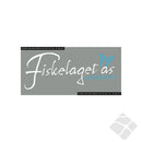 Fiskelaget logo bryst, hvit/blå
