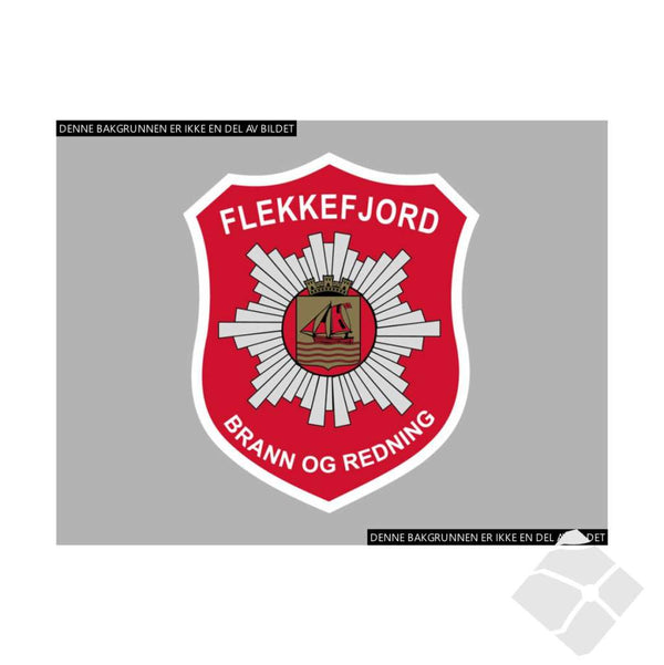 Flekkefjord Brann & redning emblem, farge