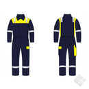 Kjeledress m/høy synlighet KL.3, safetygul