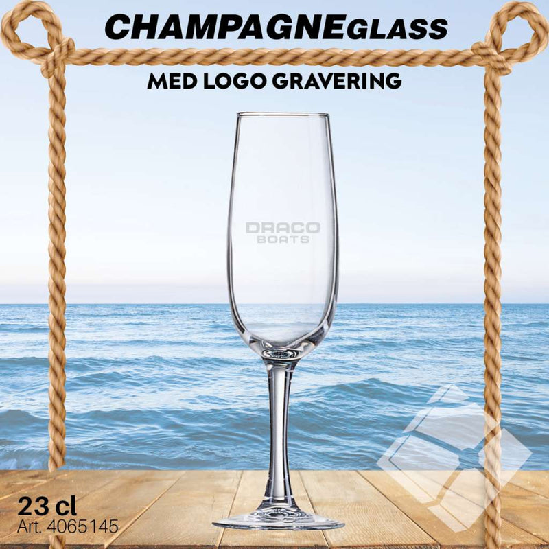Draco boats champagne glass, 44cl