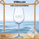 Draco vinglass med classic boat logo
