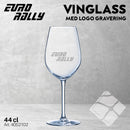 Eurorally vinglass med logo