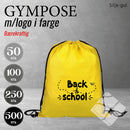Gympose greenline m/logotrykk, gul