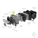 Hodelykt HF6R, gul/sort