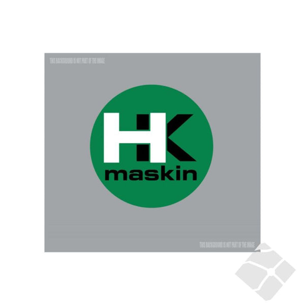 HK Maskin, brystlogo, grønn/sort/hvit