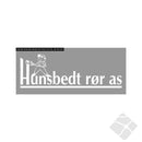 Hunsbedt Rør , bryst logo