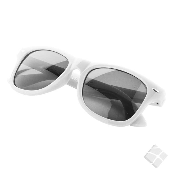 Solbrille ECO m/logo trykk - Sunrise, hvit