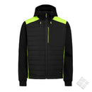 Hybrid jakke Contrast, sort/gul
