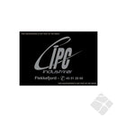IPC bryst logo i refleks, grå