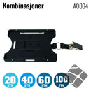 Pakkeløsning - Kortholder m/jojo og krokodille klips