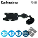 Pakkeløsning - Dobbel kortholder med jojo og snor